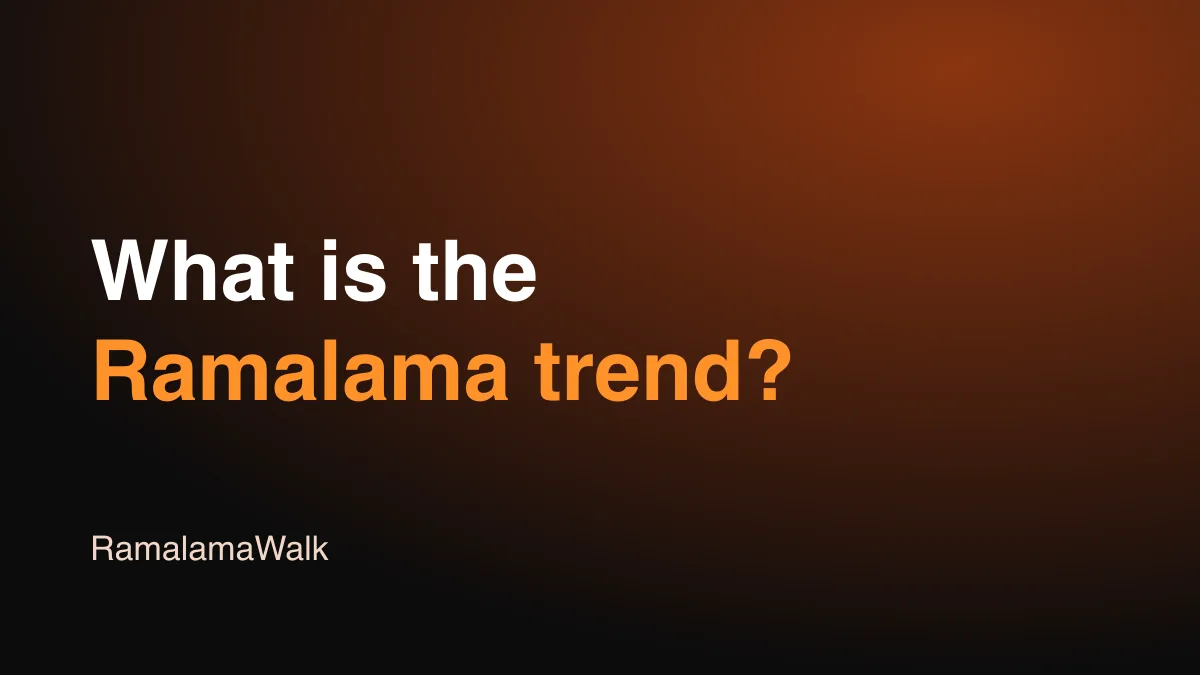 What Is the Ramalama Trend? The Halloween Costume Walk Explained